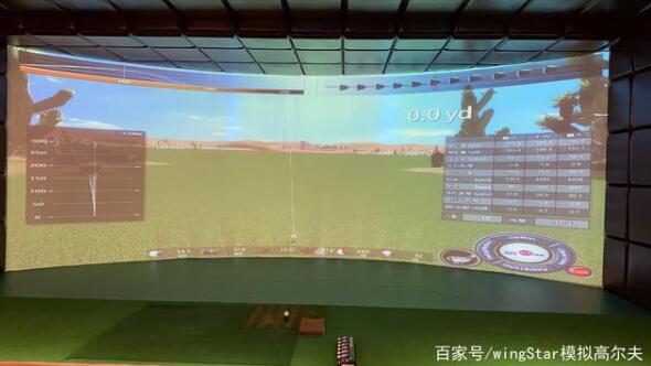 一片室內模擬高爾夫幕布，為何讓客戶如此感動？