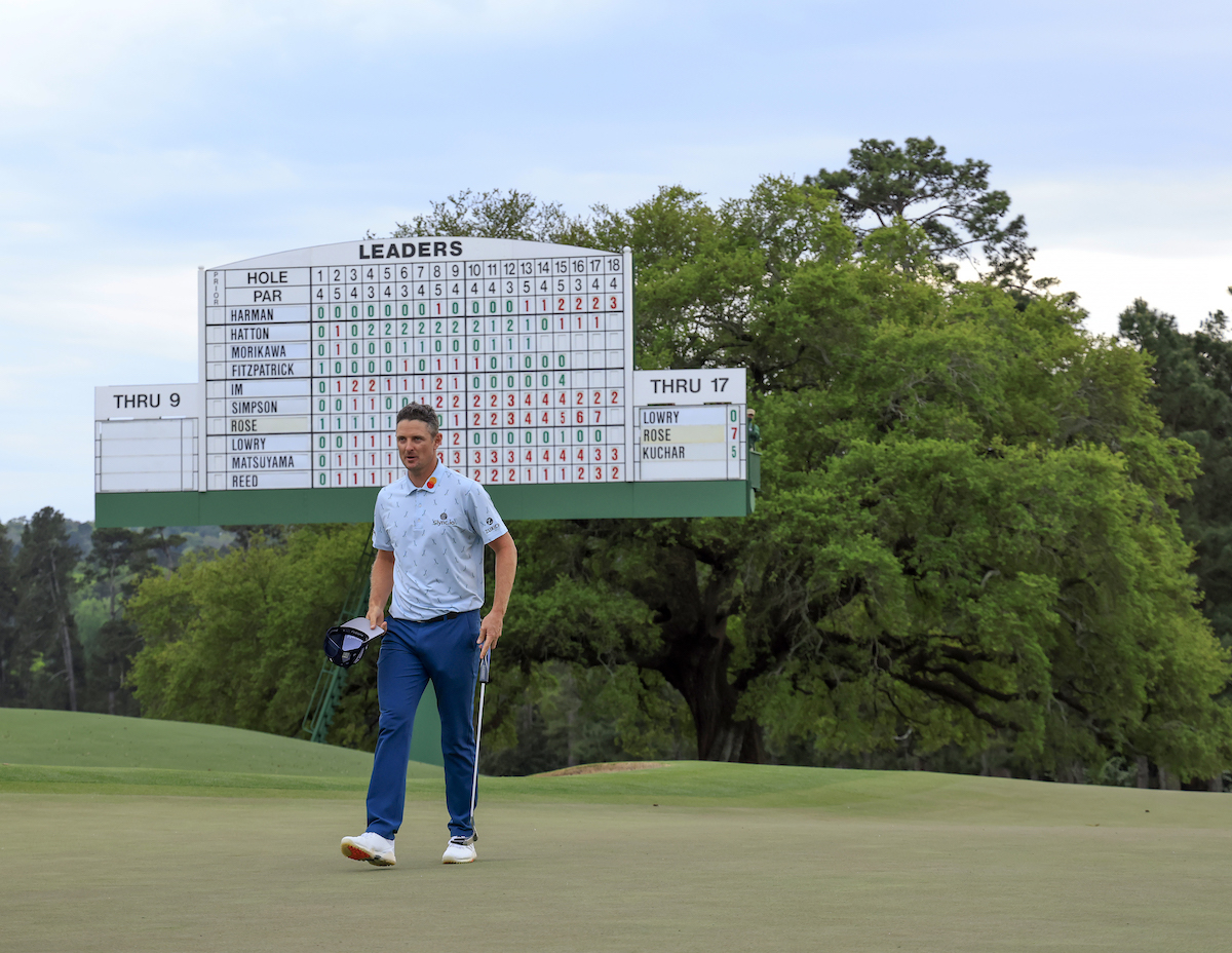 “英國(guó)玫瑰”賈斯汀·羅斯·（Justin Rose）打出在大師賽歷史上的單輪最低桿：65桿 一枝獨(dú)秀